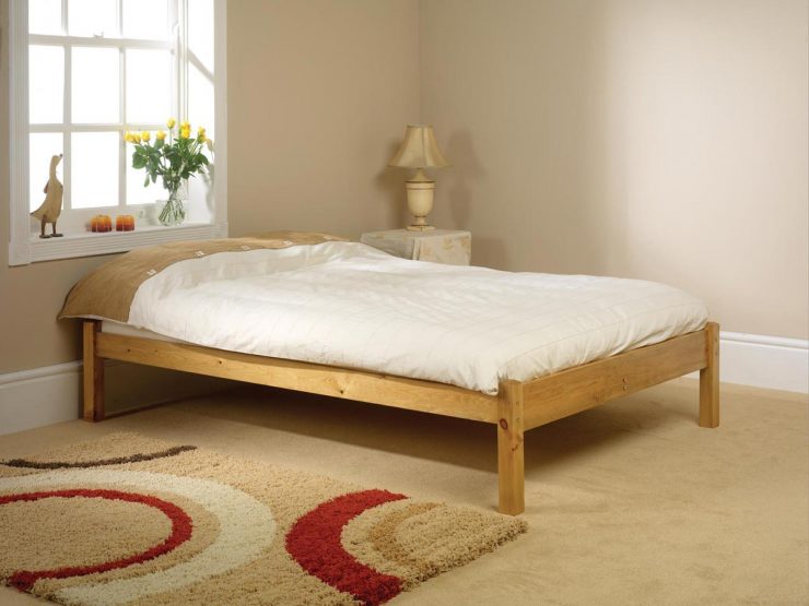 Pine bed manufacturer low head and foot
