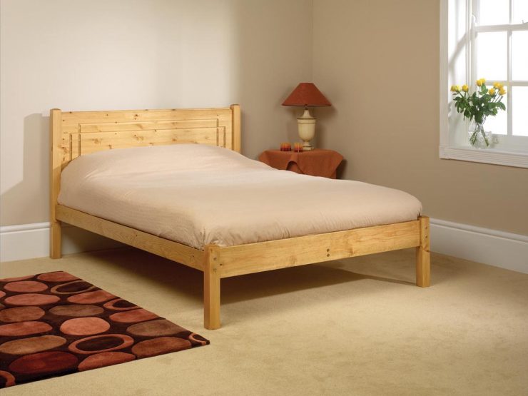pine bed manufacturer vegas low foot end