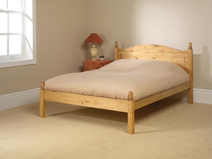Pine bed manufacturer orlando low foot end